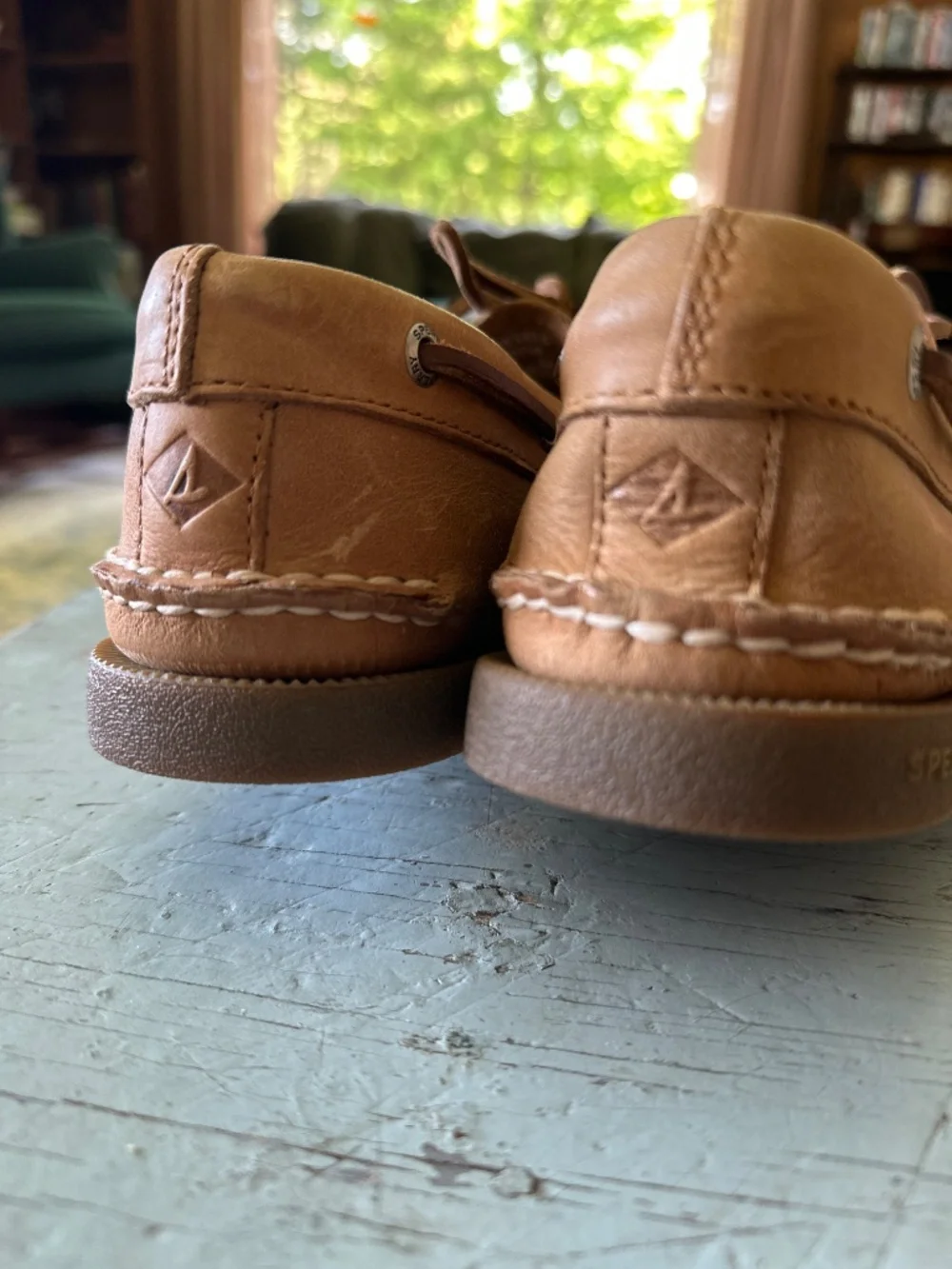 NWT SPERRY Authentic Original™ LEATHER Top Sider 2-Eye Boat Shoe M8 M / W10